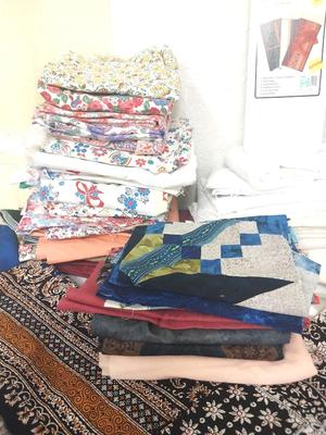 VARIETY OF MATERIAL PIECES