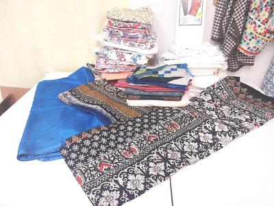 VARIETY OF MATERIAL PIECES