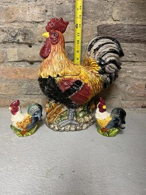 Rooster and Hens set
