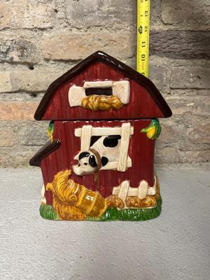 Barn Cookie Jar
