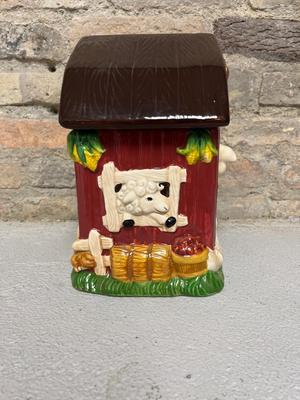 Barn Cookie Jar