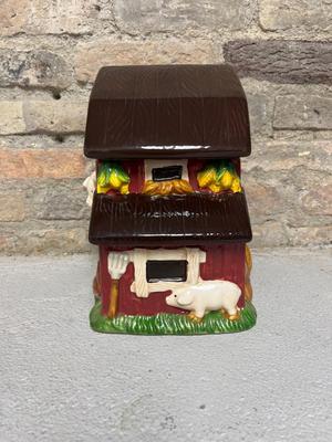 Barn Cookie Jar