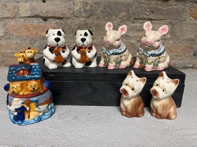 4 misc. sets of Salt & Pepper Shakers