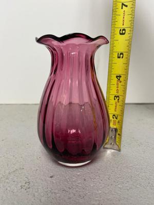 Fantastic Cranberry Vases