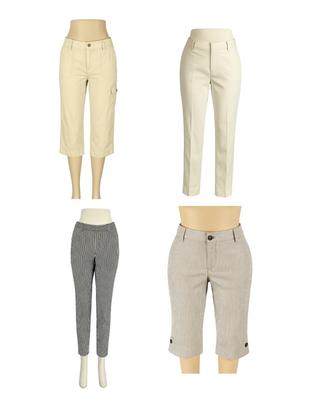 MB8240 Lot of Ladies Capri Pants Size 6 & 8