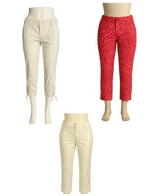 MB8241 Lot of Three Capri Pants, Lily Pulitzer, Sandro, Nine West
