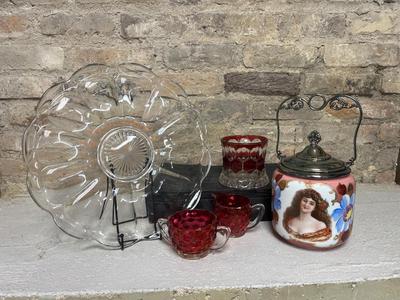 Victorian biscuit jar and more!