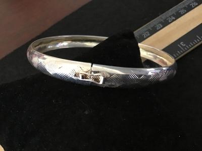 925 Italy Silver Locking Bracelet