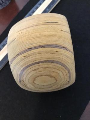 Large Vintage Wood Bangle