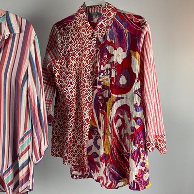 MB8263 Lot of Ladies Tops and Two Piece Set Habitat, J.Jill, Vintage American