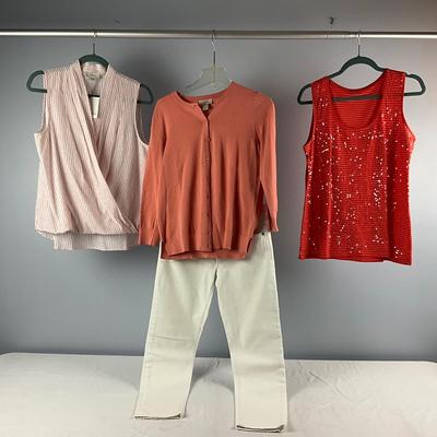 MB8280 Lot of Ladies LOFT Tops and Pants