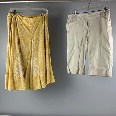MB8282 Lot of Ladies LOFT, Poetic Justice Tops and Shorts and Skirt