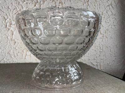Lot Den922: Vintage Glassware Federal Glass Jubilee Punch Bowl +more