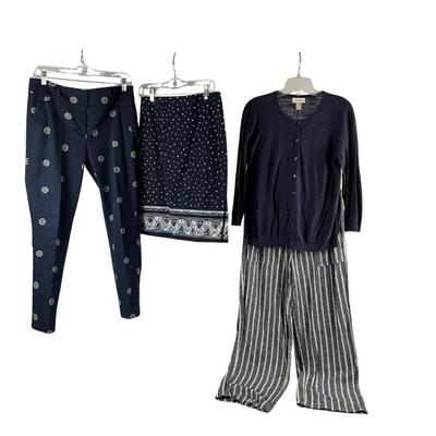 MB8284 Lot of Navy Blue LOFT Ladies Clothing