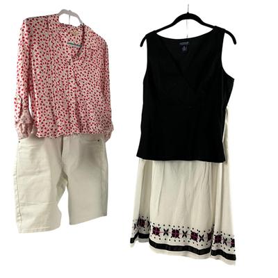 MB8290 Lot of Ladies Clothing- D. Jeans, Willi Smith, Ann Taylor and more
