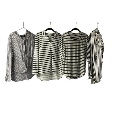 MB8291 Lot of Ladies Tops, Blouses- Tahari, J.Jill, Cable & Gauge
