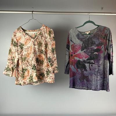 MB8300 Lot of Ladies Blouses - CLICK, J.JILL, COLDWATER CREEK