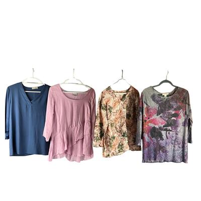 MB8300 Lot of Ladies Blouses - CLICK, J.JILL, COLDWATER CREEK