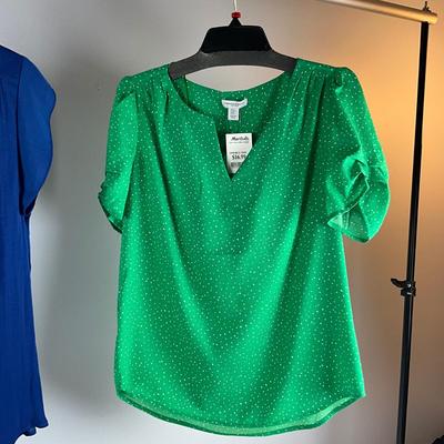 MB8305 Lot of Three Ladies Blouses - Strazzi, Rachel & Zoe , Carolina Bell
