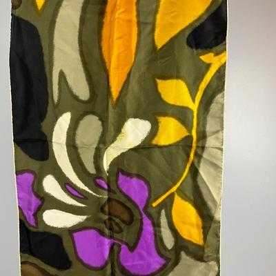 MB8309 Vintage Pierre Balmain Paris Silk Scarf and more