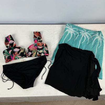 MB8312 Ladies Catalina Bathing Suit with Wraps