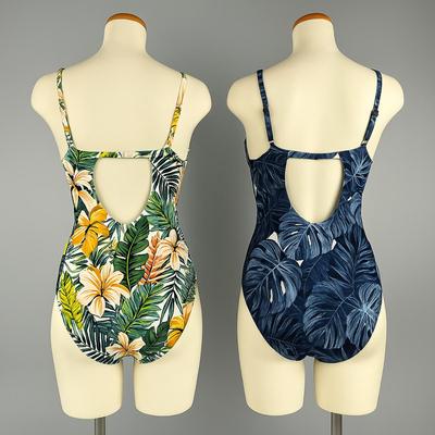 MB8313 Lot of Two ELLEN TRACY One piece Bathing Suits