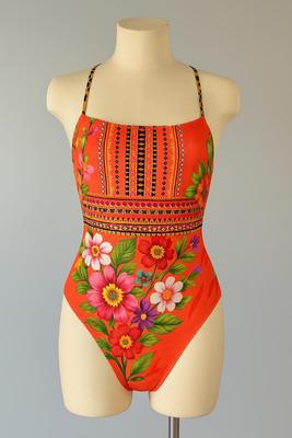 MB8314 Ladies SUNSHINE 79 Bathing Suit with Black Wrap