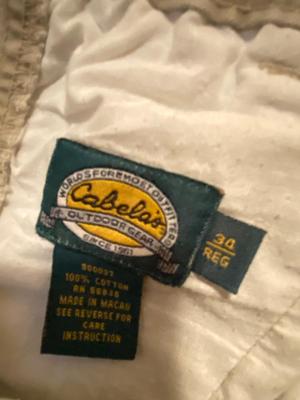 MENS CABELA’S & LEVI’s 550 JEANS AND RIDGE JACKET
