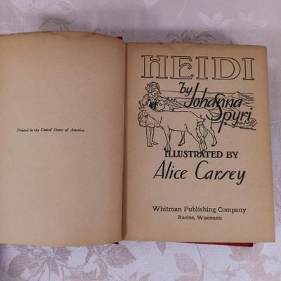 LOT 1: Whitman Publishing Co. Heidi, Walter J. Black Inc. Works of Rudyard Kipling, Better Little Books Sky Roads with Clipper Williams...