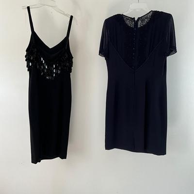 UBR8352 Lot of Two Evening Dresses D'ore by Della Roufogali, Donna Morgan