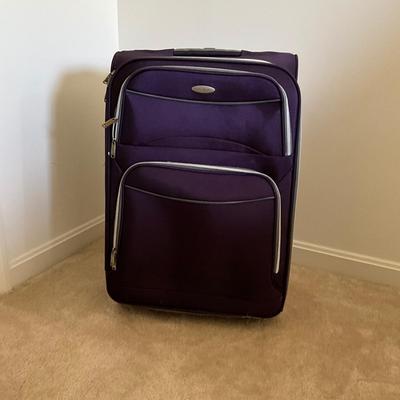 UBR8356 Large Purple Samsonite Luggage