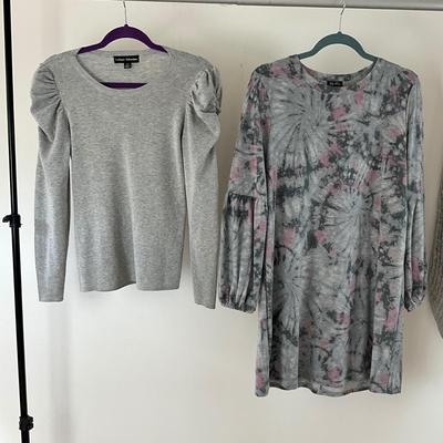 UBR8359 Lot of Pink and Grey Tops and Dress