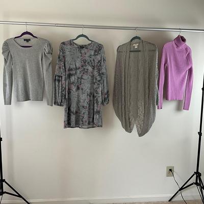 UBR8359 Lot of Pink and Grey Tops and Dress