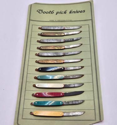LOT 2: Tooth Pick Knives from Czechoslovakia