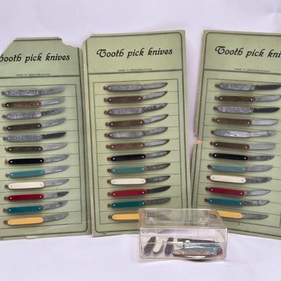 LOT 2: Tooth Pick Knives from Czechoslovakia