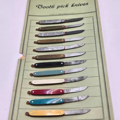 LOT 2: Tooth Pick Knives from Czechoslovakia