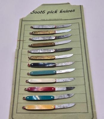 LOT 2: Tooth Pick Knives from Czechoslovakia