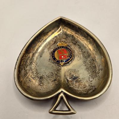 LOT 6: Set of 4 Vintage Ashtrays/Pin Trays form RMS Queen Elizabeth Ocean Liner