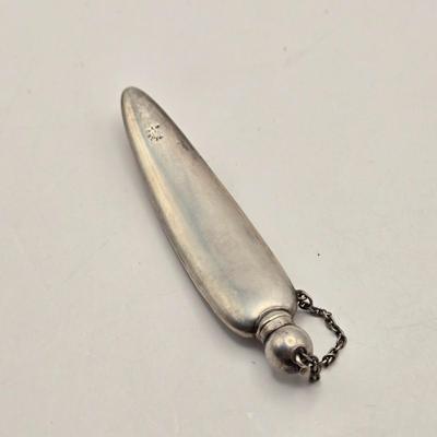 LOT 13: Antique Sterling Silver Perfume Bottle (13.2 Grams)