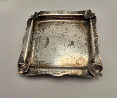 LOT 15: Vintage Sterling Silver Anston 1210 Bridge Ashtray (33.6 Grams), Collectible Spoons (21 Grams), and Six Salt/Pepper shakers (22.4...