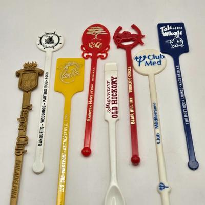 LOT 16: Large Collection of Vintage Cocktail Stirrers