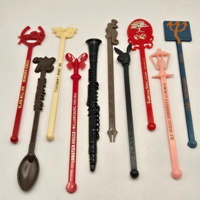 LOT 16: Large Collection of Vintage Cocktail Stirrers
