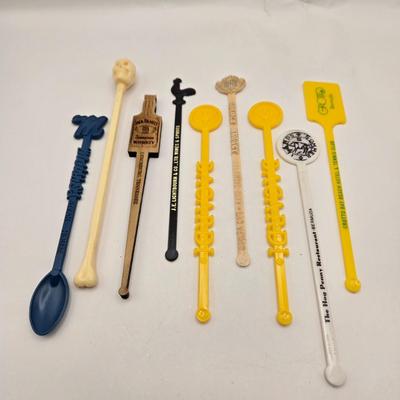 LOT 16: Large Collection of Vintage Cocktail Stirrers