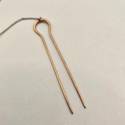 LOT 22: Antique and Vintage Eyeglasses, Pince-Nez Spectacles, and Women's Pince- Nez with Hairpin Connected with Chain