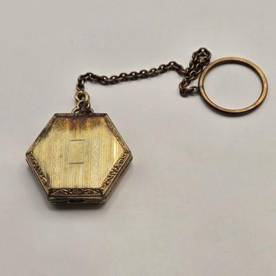 LOT 23: Costume Jewelry Including Gold Filled Ladies Brooch, Charms from Greece, Locket, Tie Bars, and More