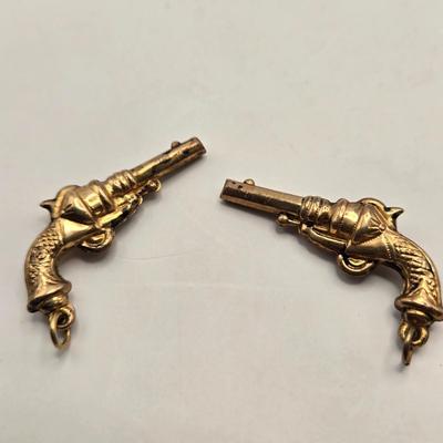 LOT 23: Costume Jewelry Including Gold Filled Ladies Brooch, Charms from Greece, Locket, Tie Bars, and More