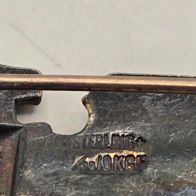 LOT 24: Vintage Sterling Silver Pins and More (45.6 GTW)