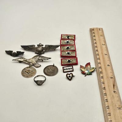 LOT 24: Vintage Sterling Silver Pins and More (45.6 GTW)