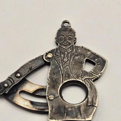 LOT 26: Two Antique Cheroot or Cigar Cutters/ One Marked Sterling Silver