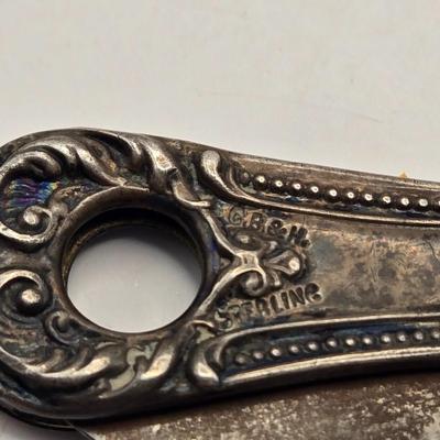 LOT 26: Two Antique Cheroot or Cigar Cutters/ One Marked Sterling Silver